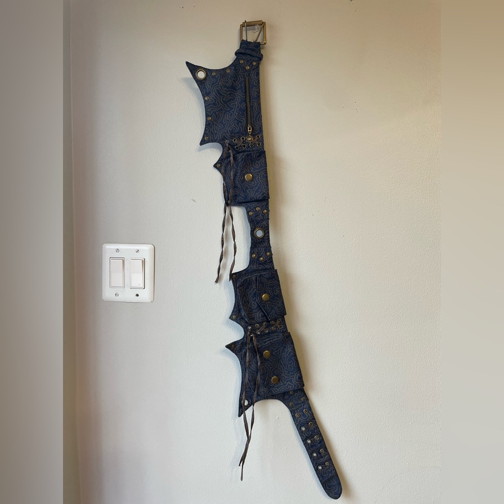 Maddie Moon Festival Utility Belt Blue Size Small